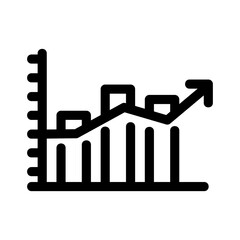 chart icon or logo isolated sign symbol vector illustration - high quality black style vector icons
