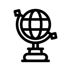 globe icon or logo isolated sign symbol vector illustration - high quality black style vector icons
