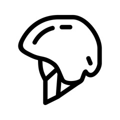 helmet icon or logo isolated sign symbol vector illustration - high quality black style vector icons
