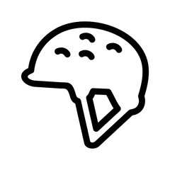 helmet icon or logo isolated sign symbol vector illustration - high quality black style vector icons
