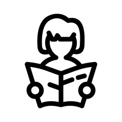 learning icon or logo isolated sign symbol vector illustration - high quality black style vector icons
