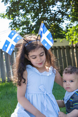 celebrates the national holiday,
Drapeau qu&eacute;bec - Happy Quebec Day
Quebec's National Holiday,
La Fete Nationale du Quebec,
St. Jean-Baptiste