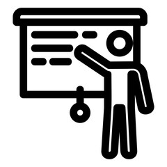 lecture icon or logo isolated sign symbol vector illustration - high quality black style vector icons
