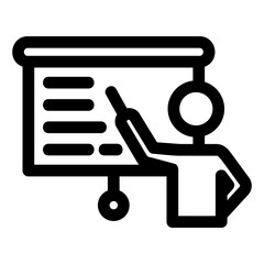 lecture icon or logo isolated sign symbol vector illustration - high quality black style vector icons
