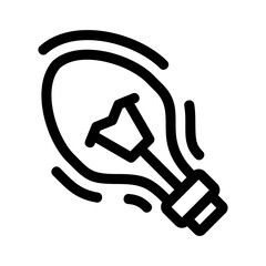 light bulb icon or logo isolated sign symbol vector illustration - high quality black style vector icons
