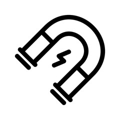 magnet icon or logo isolated sign symbol vector illustration - high quality black style vector icons
