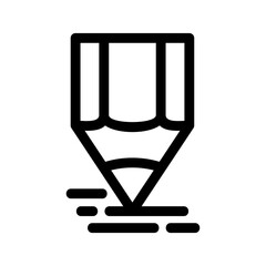 pencil icon or logo isolated sign symbol vector illustration - high quality black style vector icons
