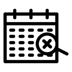 schedule icon or logo isolated sign symbol vector illustration - high quality black style vector icons
