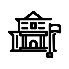 school icon or logo isolated sign symbol vector illustration - high quality black style vector icons
