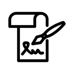 signature icon or logo isolated sign symbol vector illustration - high quality black style vector icons
