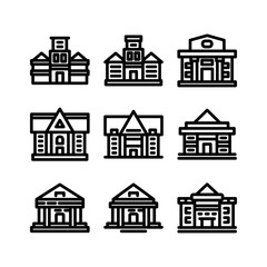 university icon or logo isolated sign symbol vector illustration - high quality black style vector icons
