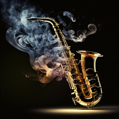 Obraz premium A saxophone 