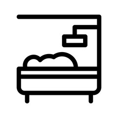 bathing icon or logo isolated sign symbol vector illustration - high quality black style vector icons
