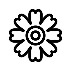daisy icon or logo isolated sign symbol vector illustration - high quality black style vector icons

