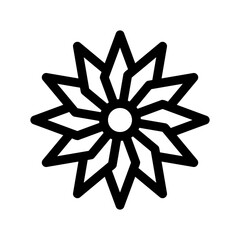 daisy icon or logo isolated sign symbol vector illustration - high quality black style vector icons
