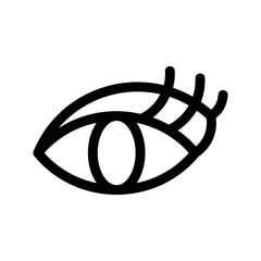 eyelashes icon or logo isolated sign symbol vector illustration - high quality black style vector icons
