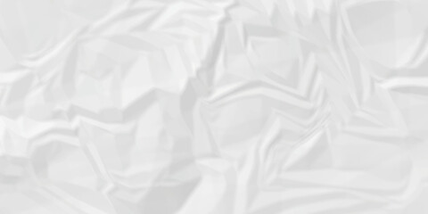 White paper crumpled texture. white fabric textured crumpled white paper background. panorama white paper texture background, crumpled pattern texture backgrund.