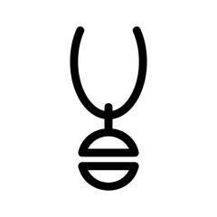 locket icon or logo isolated sign symbol vector illustration - high quality black style vector icons
