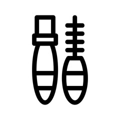 mascara icon or logo isolated sign symbol vector illustration - high quality black style vector icons

