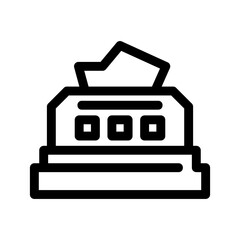 tissue icon or logo isolated sign symbol vector illustration - high quality black style vector icons
