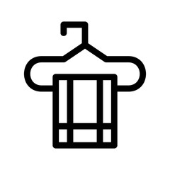towel icon or logo isolated sign symbol vector illustration - high quality black style vector icons
