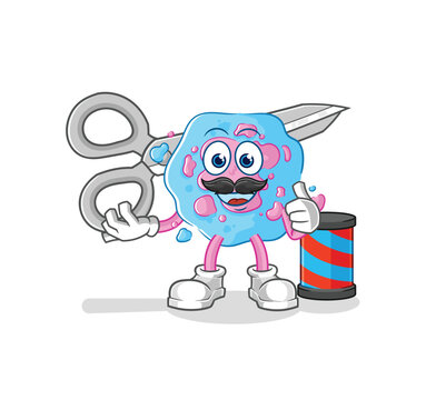 cell photographer character. cartoon mascot vector