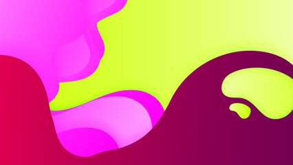 Colorful wave curve vector background. Vibrant waves colorful curve vector background