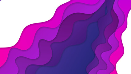 Flowing Energy Dynamic Wave Vector Illustration Background. Smooth Style Gradient Wave Vector Backdrop