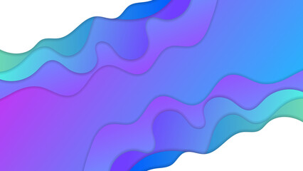 Flowing Energy Dynamic Wave Vector Illustration Background. Smooth Style Gradient Wave Vector Backdrop