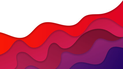 Colorful wave curve vector background. Vibrant waves background. Abstract motion geometric curve vector graphic