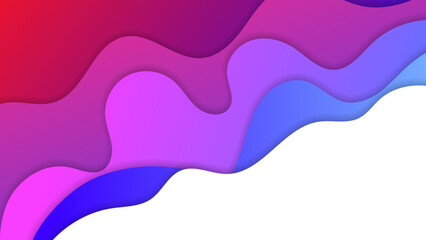 Fototapeta na wymiar Colorful wave curve vector background. Vibrant waves background. Abstract motion geometric curve vector graphic