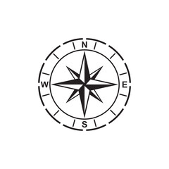 compass icon , travel icon vector
