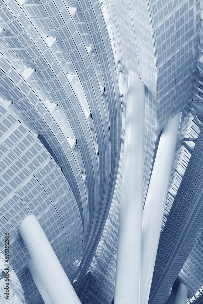 Poster Modern building abstract background pattern