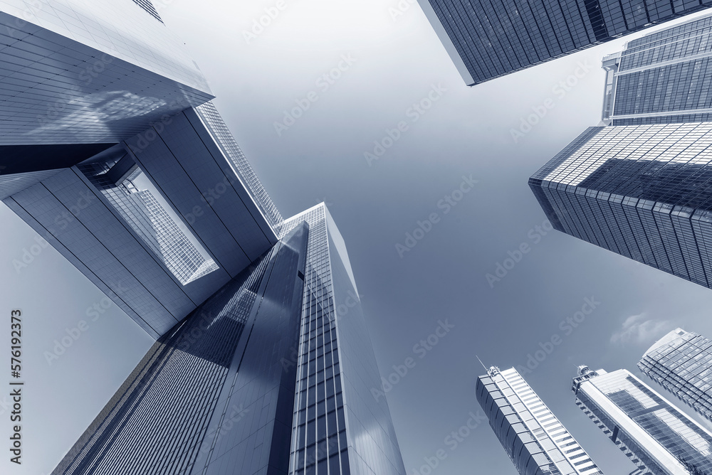 Poster exterior of modern architecture. building abstract background