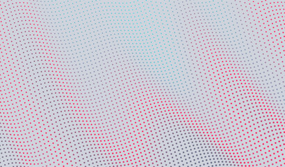 Halftone gradient background. Vibrant trendy texture, with blending colors. Cover design template. 3d network design with particles. Can be used for advertising, marketing, presentation.