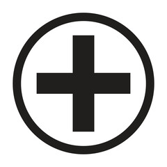 Cross, medical, hospital icon