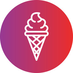 Vector Design Ice Cream Icon Style