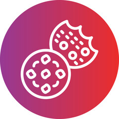 Vector Design Cookie Icon Style