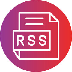 Vector Design RSS Icon Style