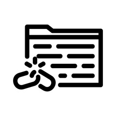 broken link icon or logo isolated sign symbol vector illustration - high quality black style vector icons
