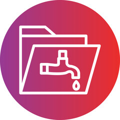 Vector Design Data Leak Icon Style