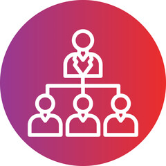 Vector Design Organization Icon Style