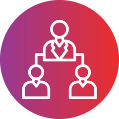 Vector Design Team Work Icon Style