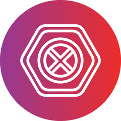 Vector Design No Stopping Icon Style