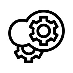 Obraz premium cloud services icon or logo isolated sign symbol vector illustration - high quality black style vector icons 