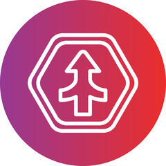 Vector Design Join Road Icon Style