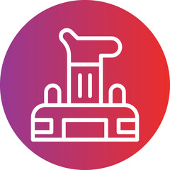 Vector Design Virtual Joystick Icon Style