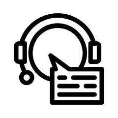 customer support icon or logo isolated sign symbol vector illustration - high quality black style vector icons
