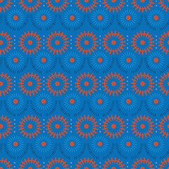 Modern Afican Nature Inspired , Seamless pattern illustration