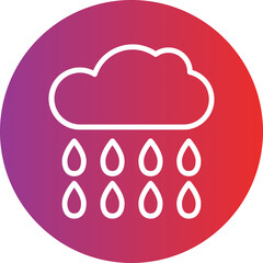 Vector Design Raining Icon Style
